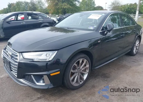 2019 Audi A4 45 Premium from USA, damaged, VIN WAUENAF45KN007326